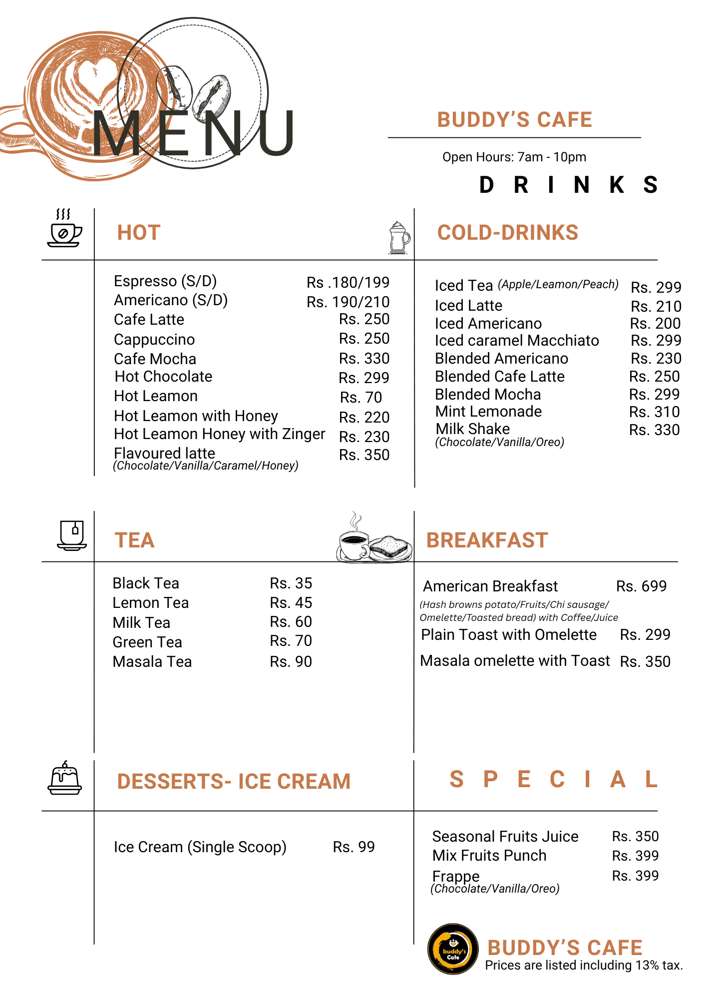 Coffee & Beverages